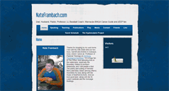 Desktop Screenshot of nateframbach.com