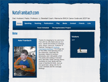 Tablet Screenshot of nateframbach.com